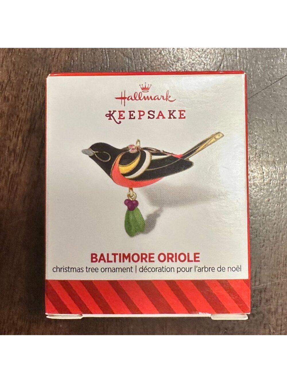 Hallmark Keepsake Baltimore Oriole Christmas Tree Ornament